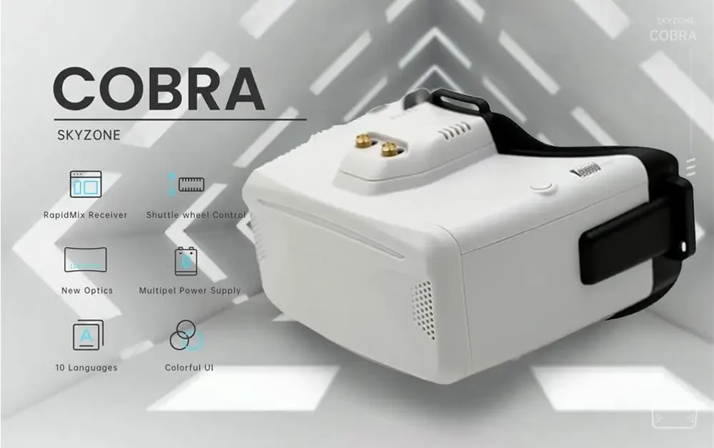 Kacamata FPV SKYZONE Cobra X V - Skyzone Cobra X V2 Fpv Goggles ulasan dan harga