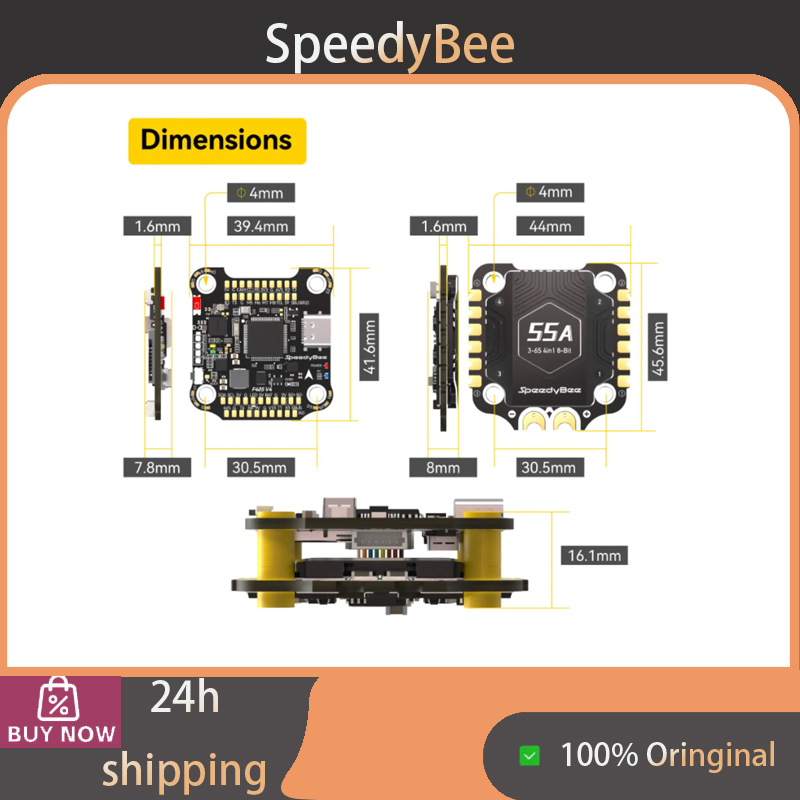 SpeedyBee F405 V4 BLS 55A 30x3 - Speedybee F405 V4 Bls 55A Stack ulasan dan harga